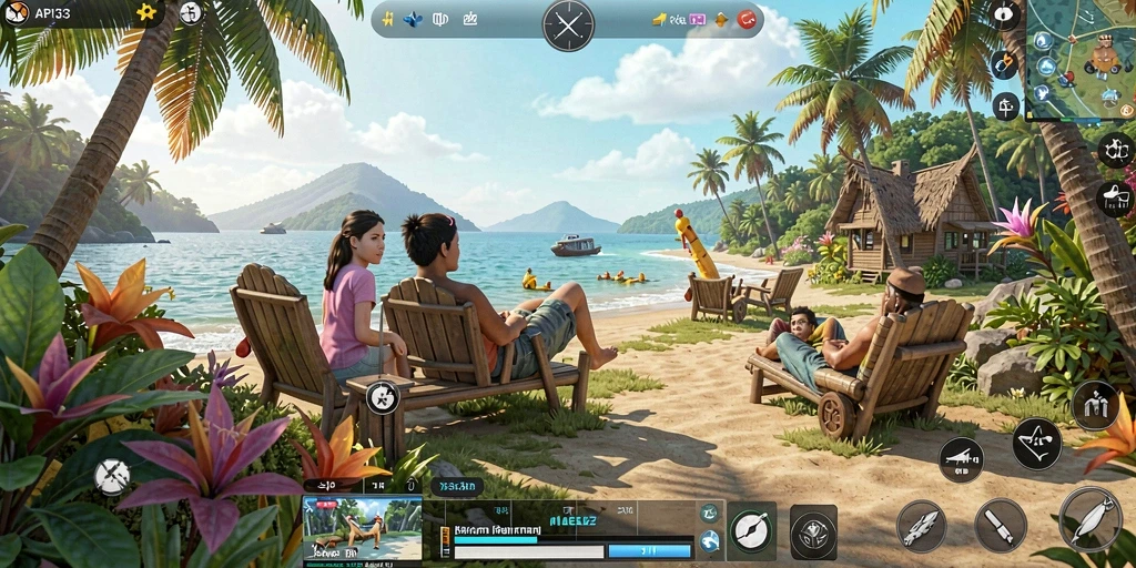 Screenshot gameplay API33 menampilkan momen seru yang penuh warna.