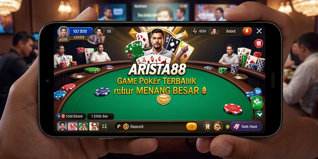 Tampilan menarik saat bermain poker di ARISTA88.