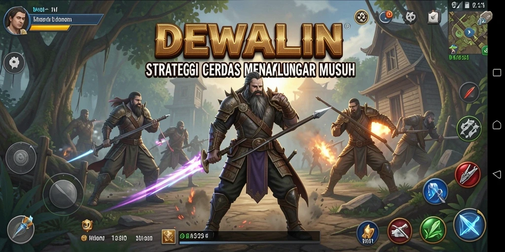 Gameplay DEWALIN yang menegangkan dan strategis.