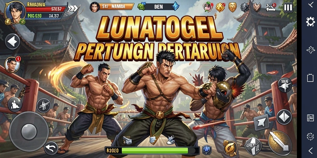Tampilan menarik dari pertarungan seru di LUNATOGEL.