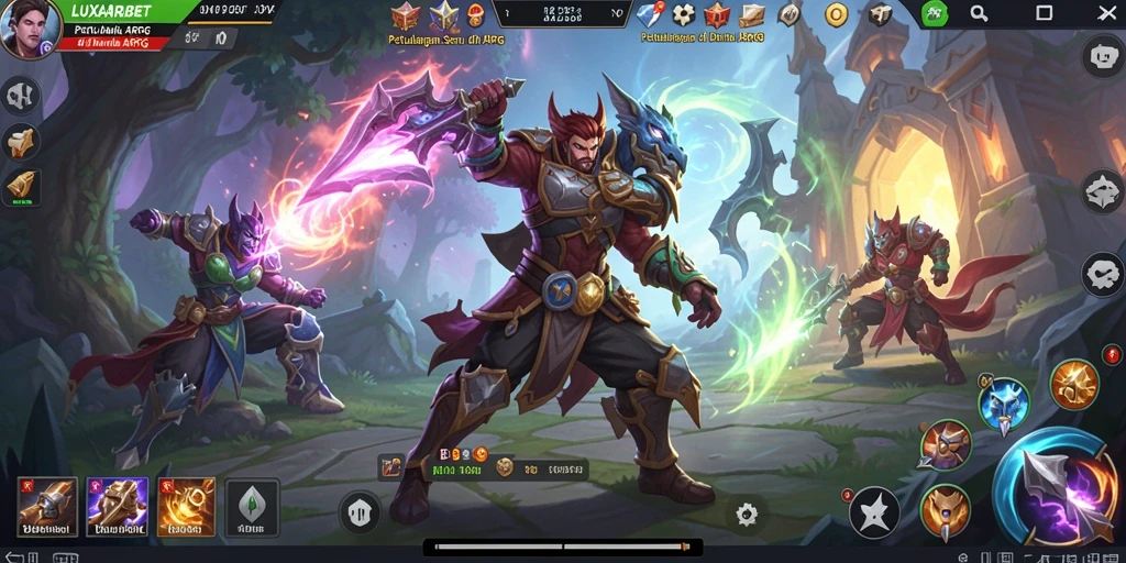 Screenshot gameplay LUXARABET yang menampilkan petualangan seru.