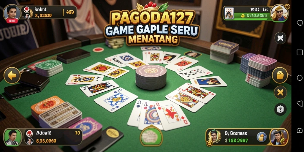 Gameplay seru Gaple dengan tampilan menarik di PAGODA127.