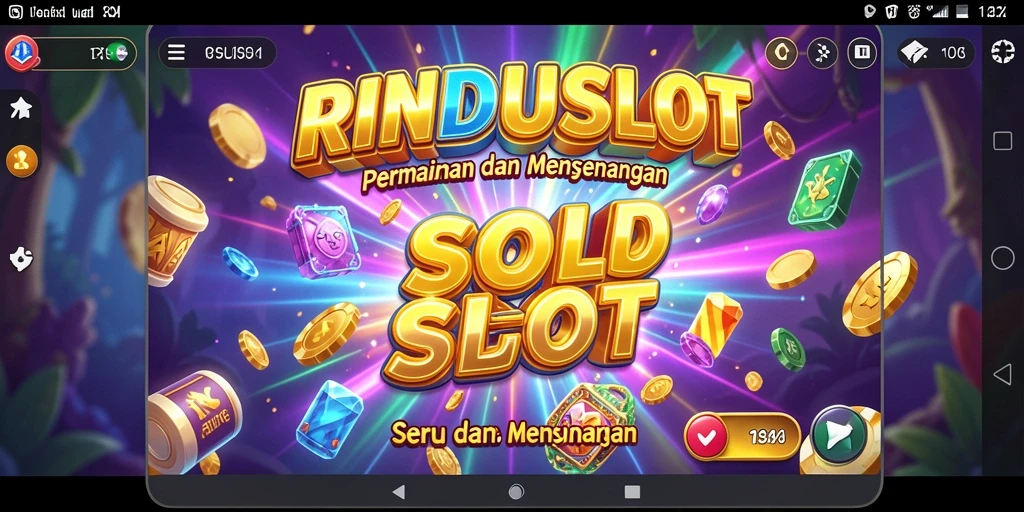 Tampilan gameplay RINDUSLOT yang menarik dan seru.